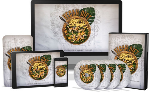 Product picture Vegan Diet Complete Course + MRR